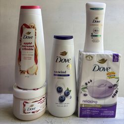 Dove body wash and deodorant