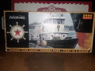 Texaco "Fire Chief" Tugboat Bank 2000 edition