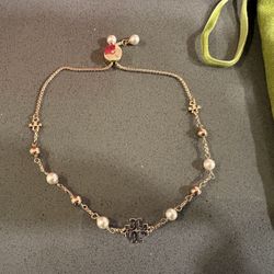 Tory Burch Gold and Pearl Bracelet - BRAND NEW WITH TAGS 