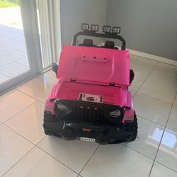 Pink electric Kids Ride