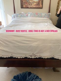 King Dust Ruffle - Bed Skirt