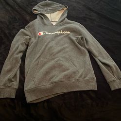 Large Grey Champion Hoodie 