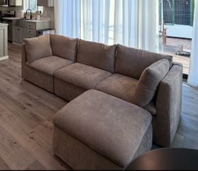 New Taupe Modular Sectional