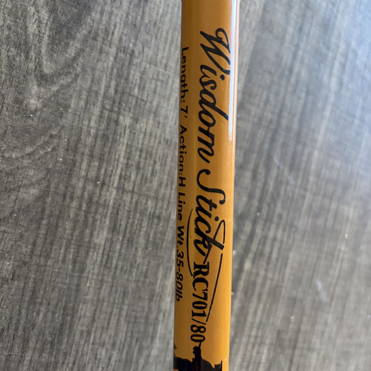 Saltwater trolling rod