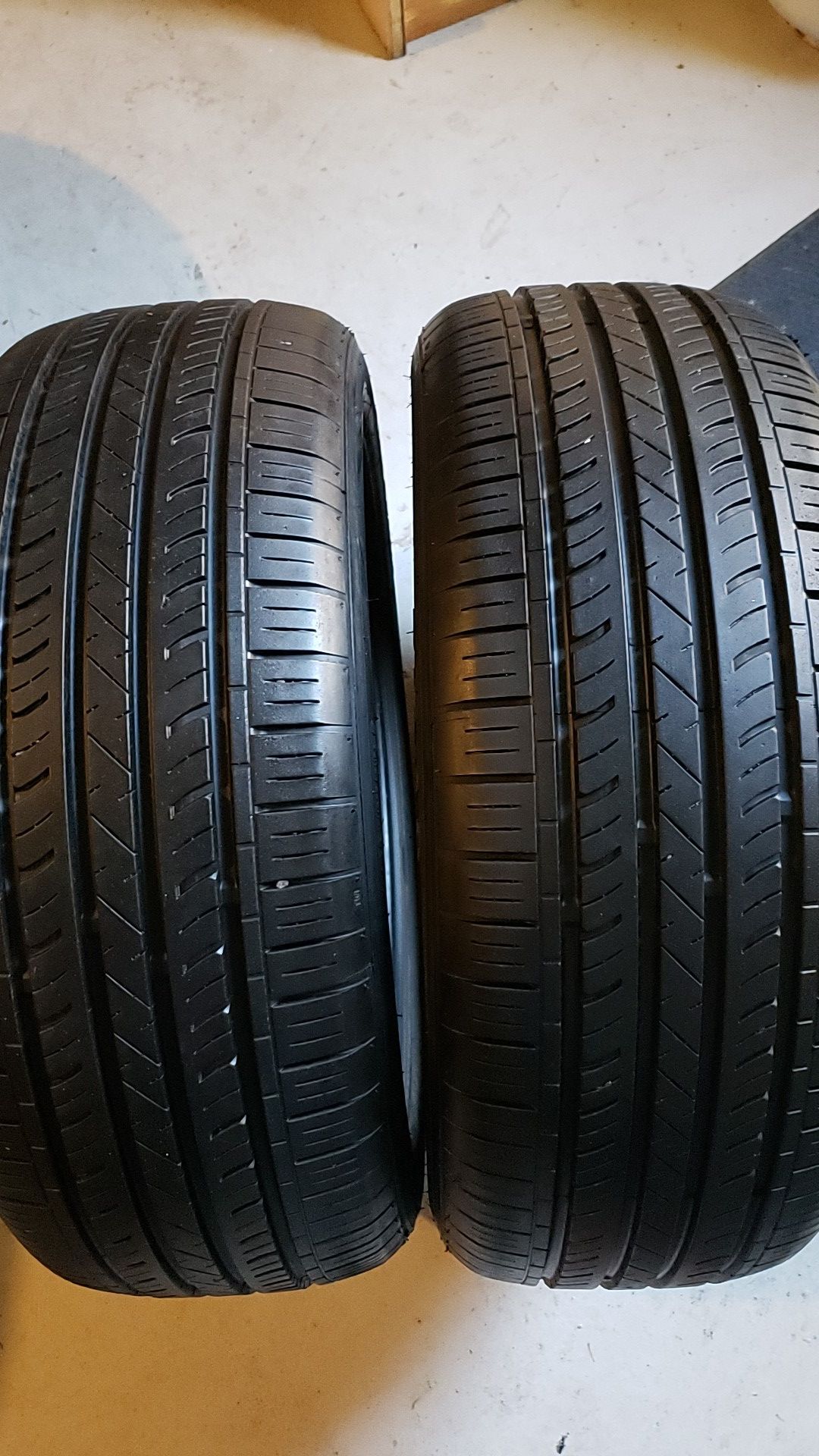 Land port in great condition 2 tires 215 55 17 80% tread