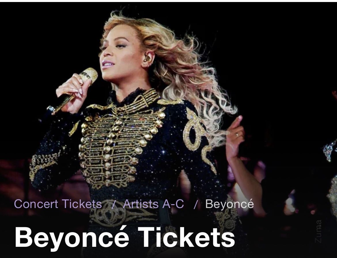 Beyoncé Tickets 