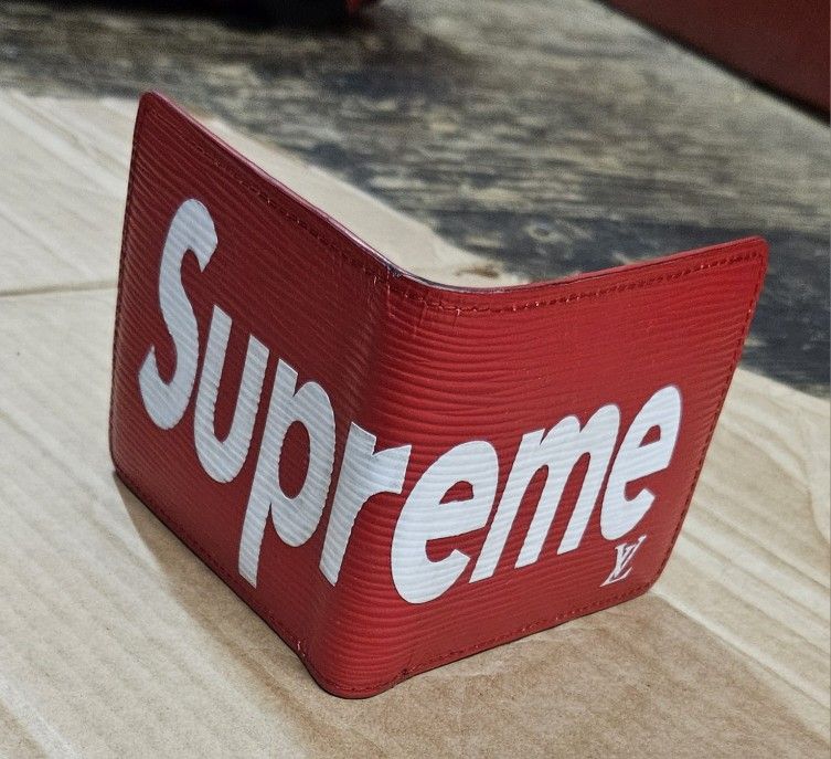Louis Vuitton X Supreme Wallet | Color: Red/White *LIKE NEW*