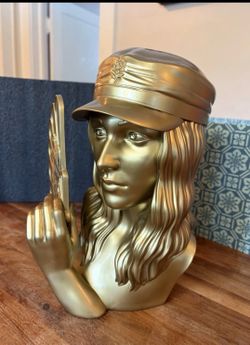 Shepard Fairey Fan The Flames (Gold) Sculpture Limited Edition of 250 Obey Giant
