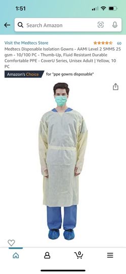 Disposable Isolation Gowns *New*