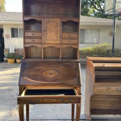 Antique Secretary Hutch