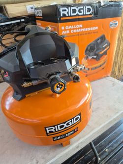 RIDGID 6GAL AIR COMPRESOR  NEW