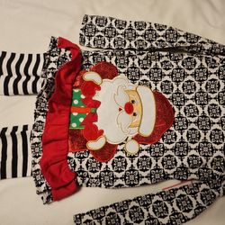 Two Piece Holiday Girls Outfit. Size 8