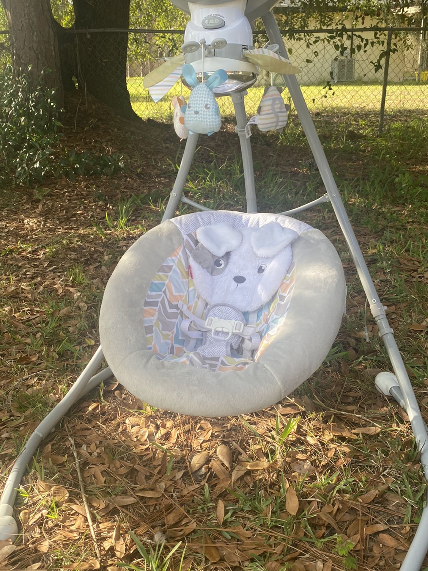 Dual Motion Baby Swing with Music, Sounds - OBO