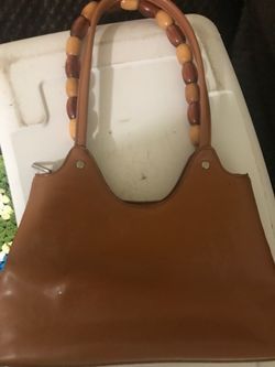 Brown Steve Masson purse w strap