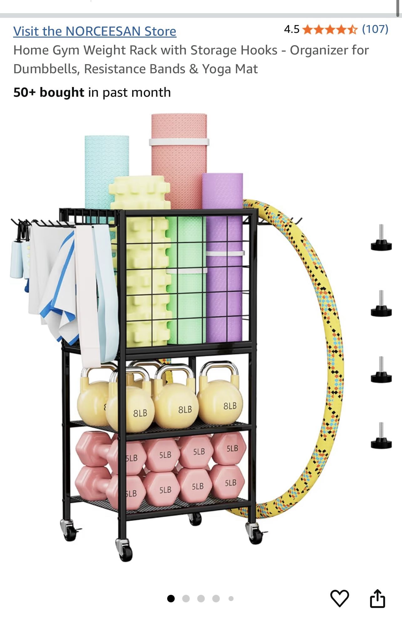 Gym Equipment Rack