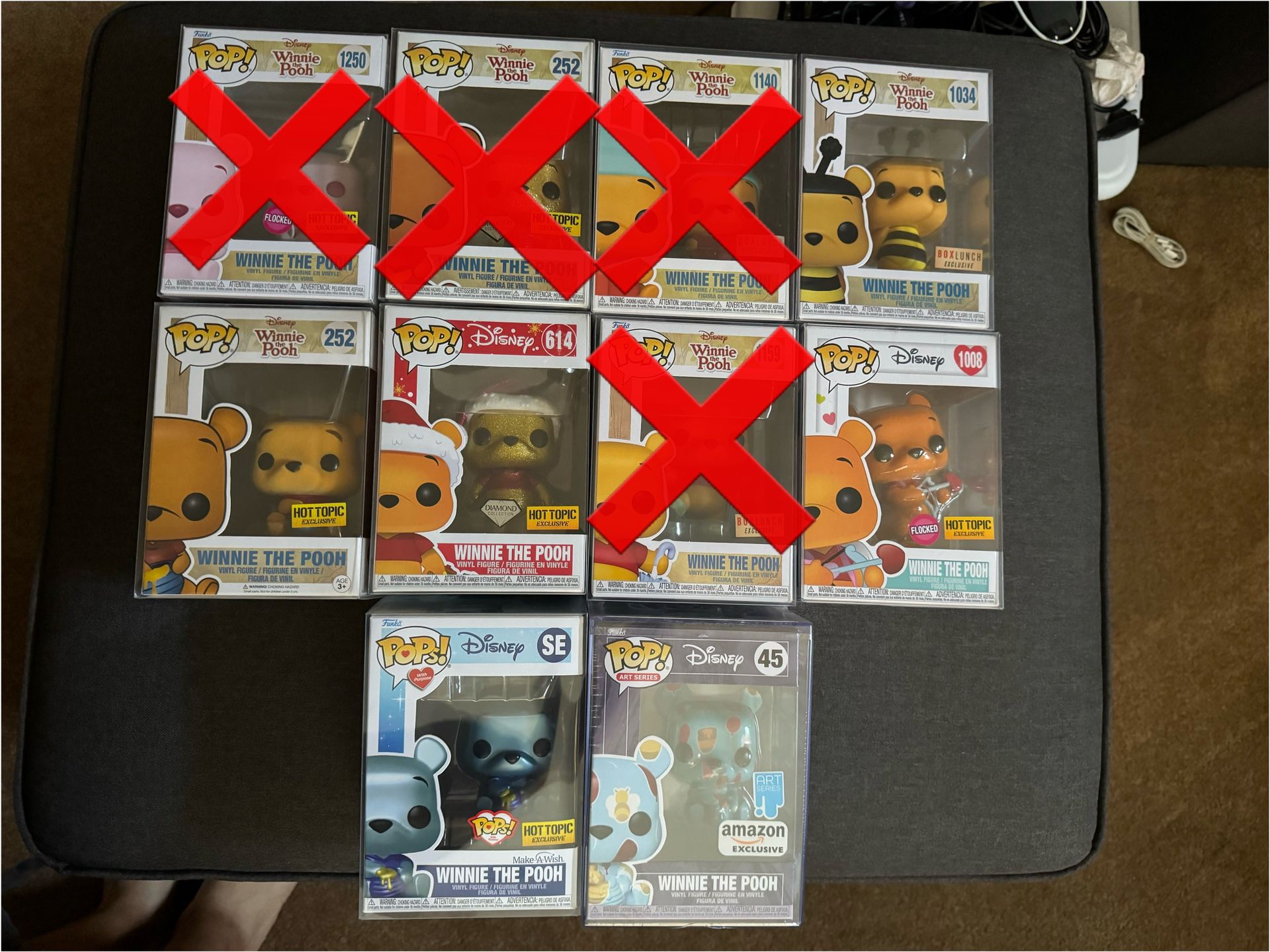 Winnie The Pooh Exclusive Funko Pop! ( $20 EACH) FIRM PRICE