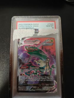 silver tempest rayquaza vmax psa 10