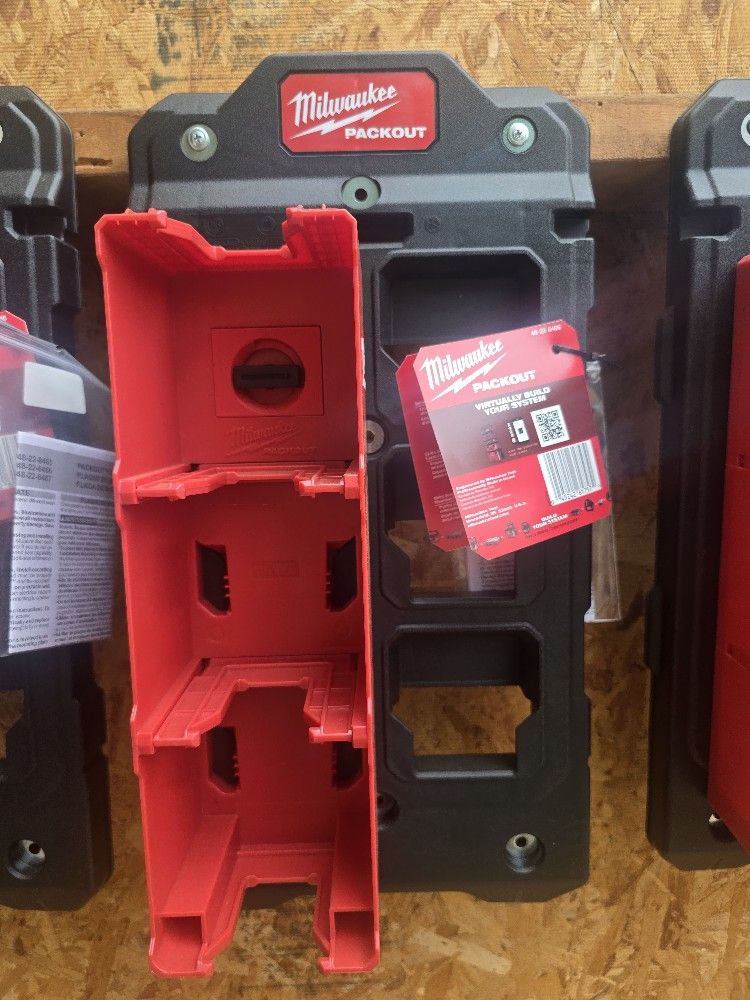 Milwaukee
20 in. x 10.25 in. Wall Plate in Black With Battery Holder