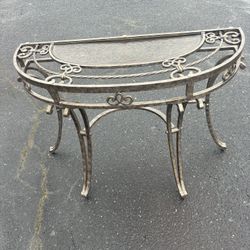 Metal Entryway Table 