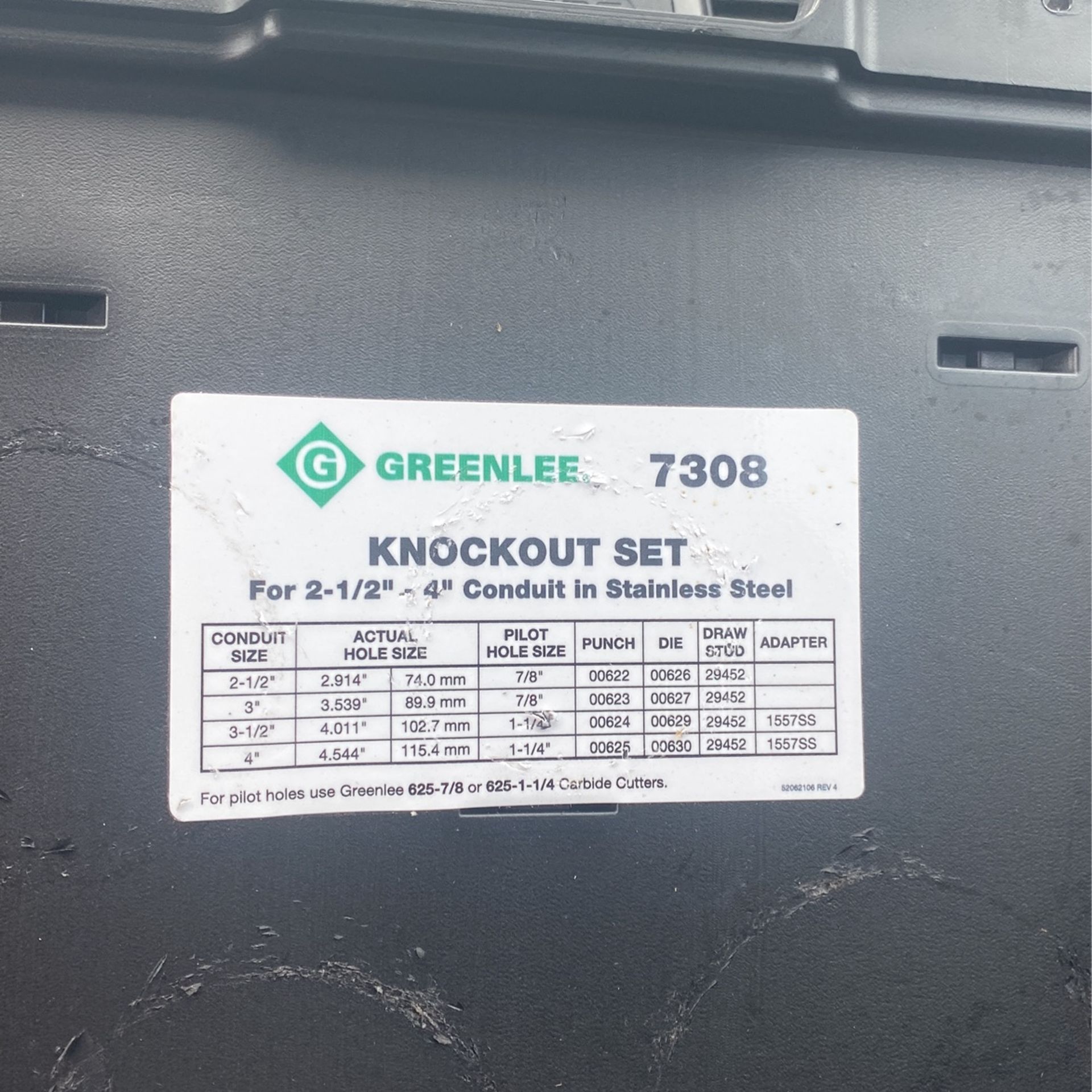 Greenlee 7308 Knockout Set,All Products : American Fashion Style Bags On Sale