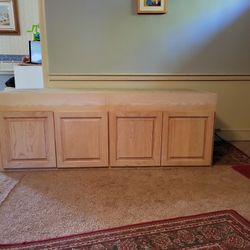 Solid Wood Kitchen/Laundry Cabinet
