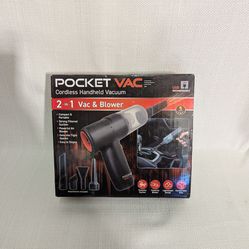 Pocket Vac Cordless Handheld Vacuum