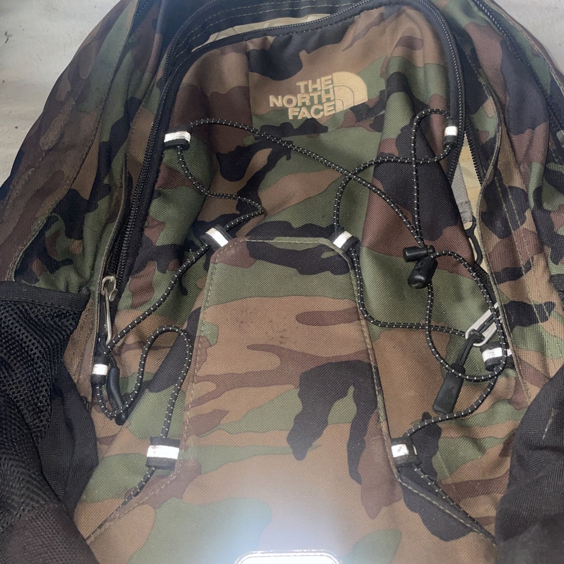 North Face Camo Book Bag 