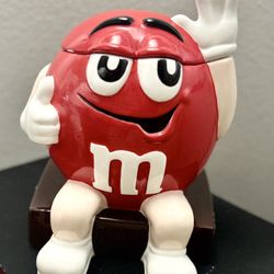 Mars M&Ms Red Character Ceramic Cookie Jar