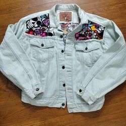 Vintage Y2K Levi's Custom Denim Jean Jacket Size  Large