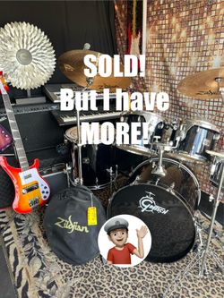🔥 Gretsch Drum Set MINT COMPLETE DRUMS!