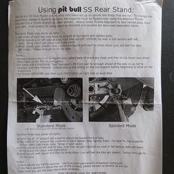 Pit Bull SS Rear Stand