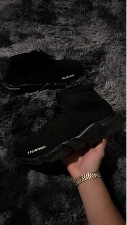 Balenciaga Speed Trainer Sneakers All Black