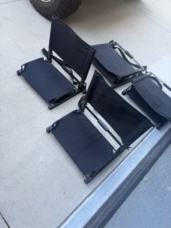 4  Stadium folding chair