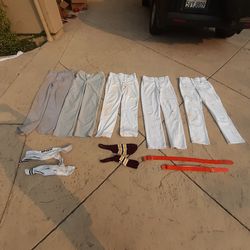 Baseball Pants Belts and Socks Size Medium 32