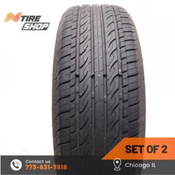 Set of 2 Used  8/32    195/65R15  91H  Forceland  Kunimoto F20