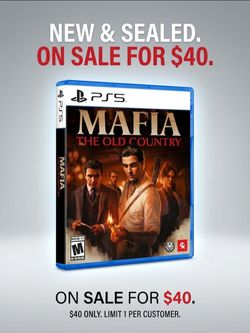 🔥 Brand New & Sealed! Mafia: The Old Country (PS5) - Insane Graphics & Sound
