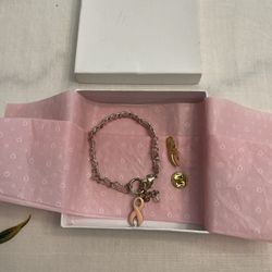 Avon  Breast Cancer Awareness Bracelet & Pin 