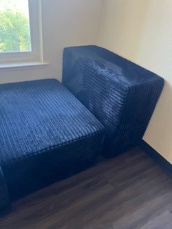 Black sofa