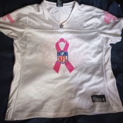 Women's Broncos/ Breast Cancer. Jersey, Size 2XL