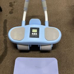 BellveenAutomatic Rebound Abdominal Wheel | Ab Roller | Abdominal Exercise Machine | 4 Wheel Abs Workout Equipment | Double Elbow Support | Exercise 