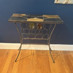 Elegant Pier One Import Wine Rack Wall Table $35