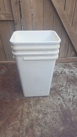 Free trash and storage bins