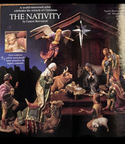Franklin Mint The Nativity by Gianni Benvenuti- A King is Born (10 Fig