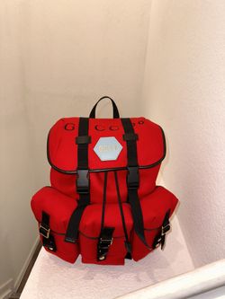 Gucci Red Back Pack
