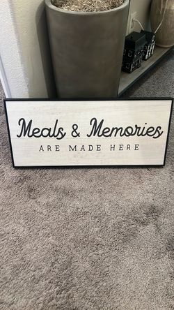 Kitchen sign