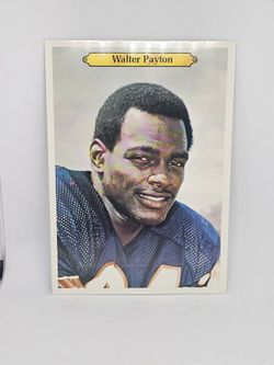 Topps #30 Walter Payton 1980 Jumbo 5 x 7