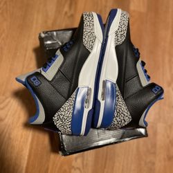 AIR JORDAN RETRO 3 ”SPORT BLUE” SIZE 9.5 R3PŠ