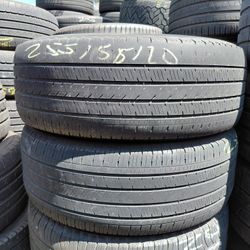 FLASH SALE - 255/55R20 MICHELIN LATITUDE PAIR OF TIRES