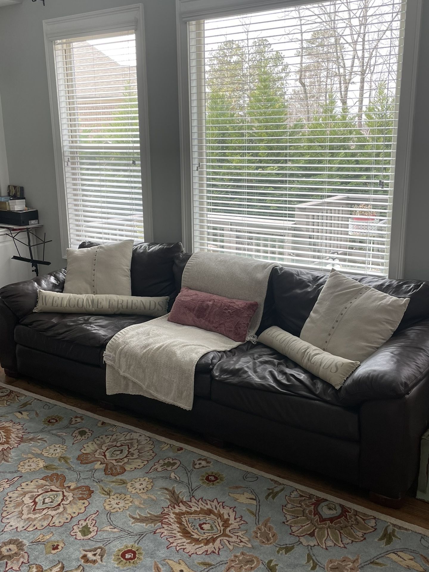 ***Moving Sale*** Leather Creations Couch