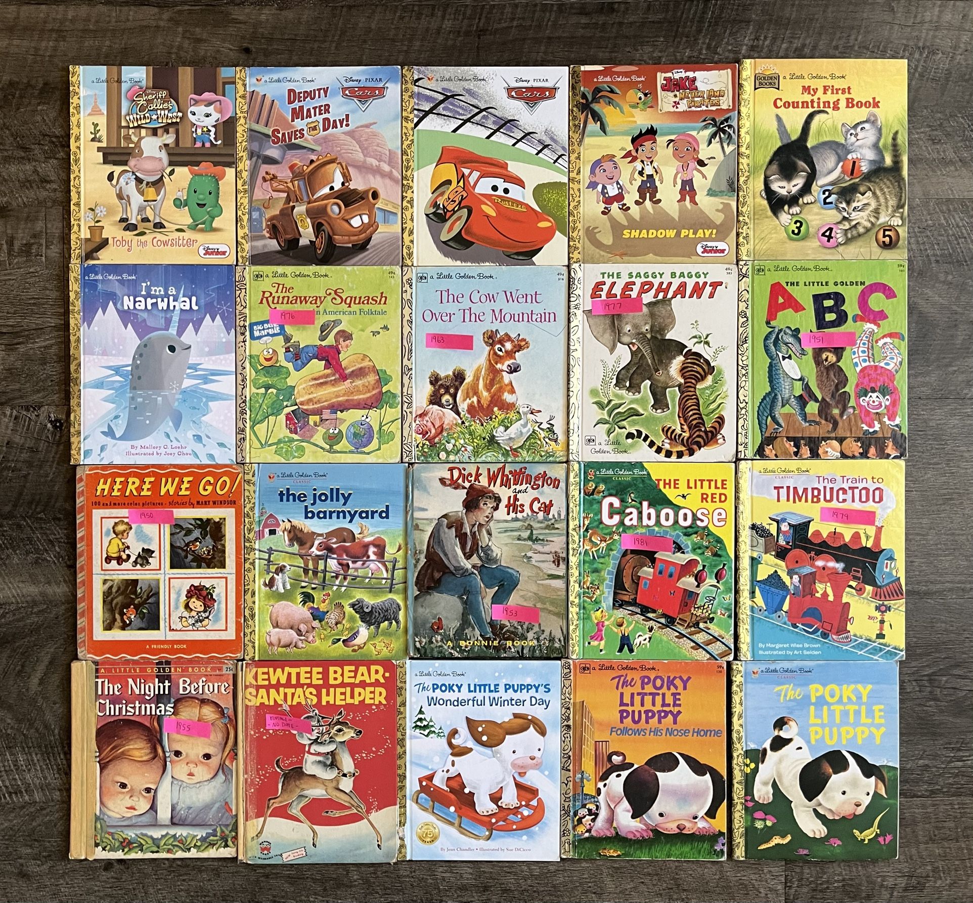 LITTLE GOLDEN BOOKS ~LOT OF 20 HARDCOVER BOOKS~